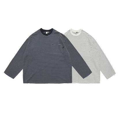 ミジンボーダー 長袖Ｔシャツ　B031