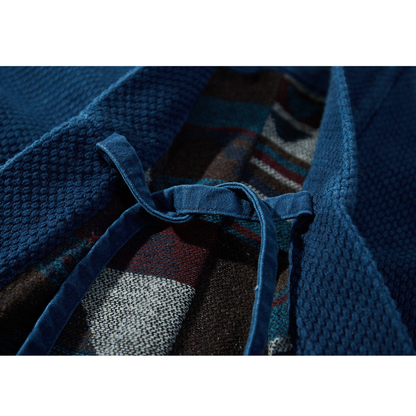 インディゴ染料め　キモノ　ジャケット　N1325