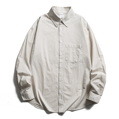 マイクロパターン　レギュラーシャツ　N1276