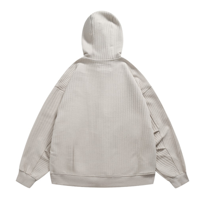 ワッフル　フードジャケット　N1042