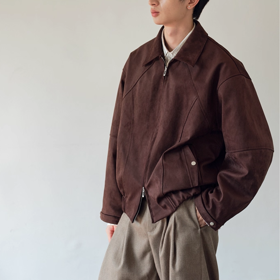 PEスエード ラグランスリーブ ジャケット N720