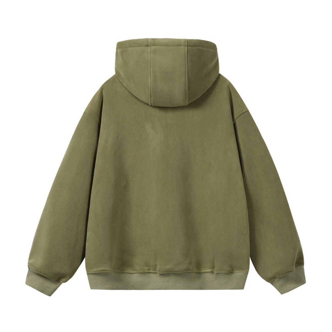 フリース　ハーフジップ　パーカー　N941