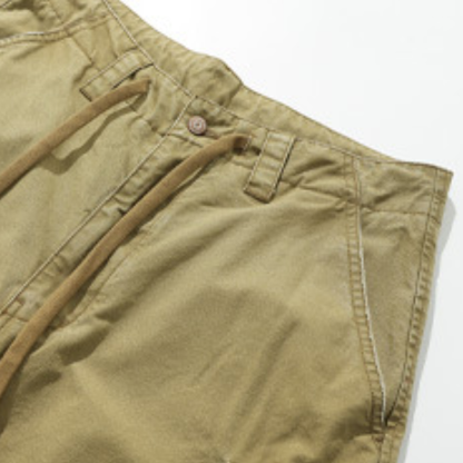 【Y.M.ORIGINAL】コットンポリエステル　マルチタック　カーゴパンツ　N972