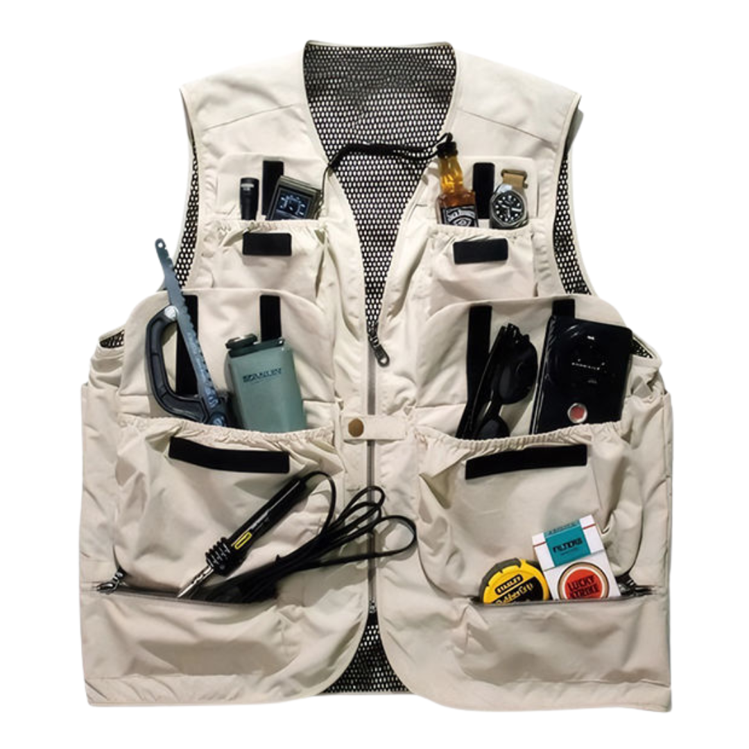 ユーティリティ　マルチポケット　ベスト　N1333