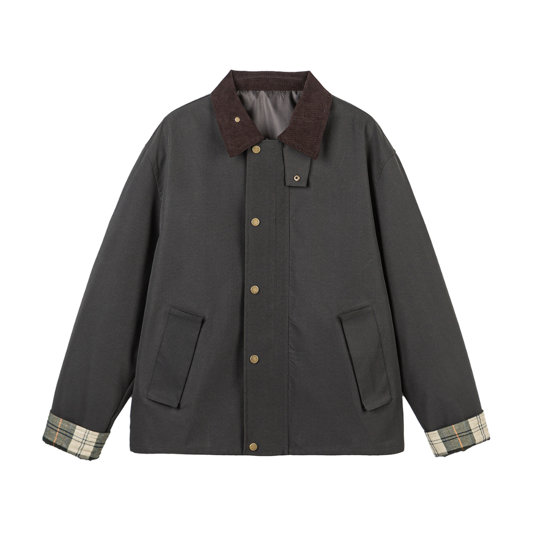Cuff check hunting jacket N1253 グリーン