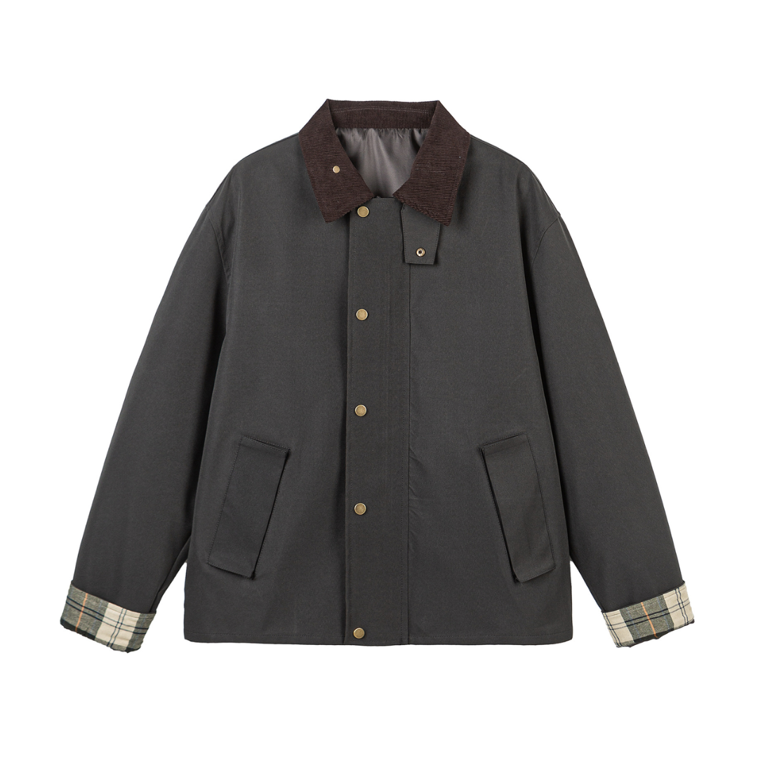 カフチェック　ハンティングジャケット　N1253
