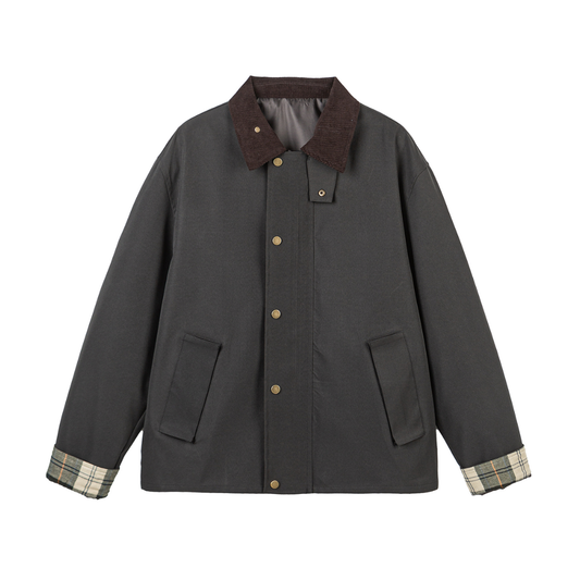 カフチェック　ハンティングジャケット　N1253