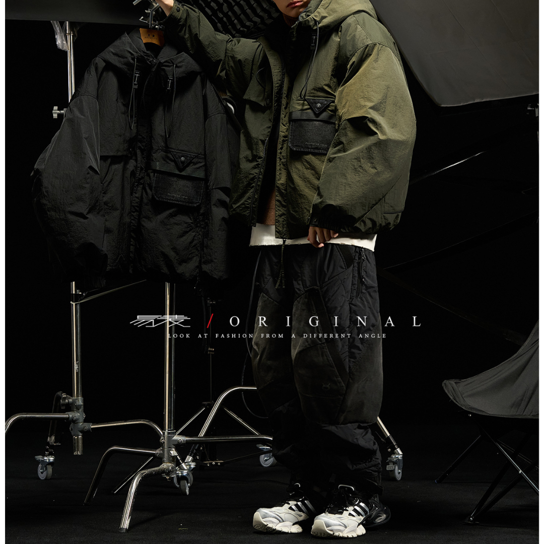 [YMORIGINAL] White Duck Down Washer PE Hooded Jacket N850