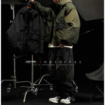 [YMORIGINAL] White Duck Down Washer PE Hooded Jacket N850