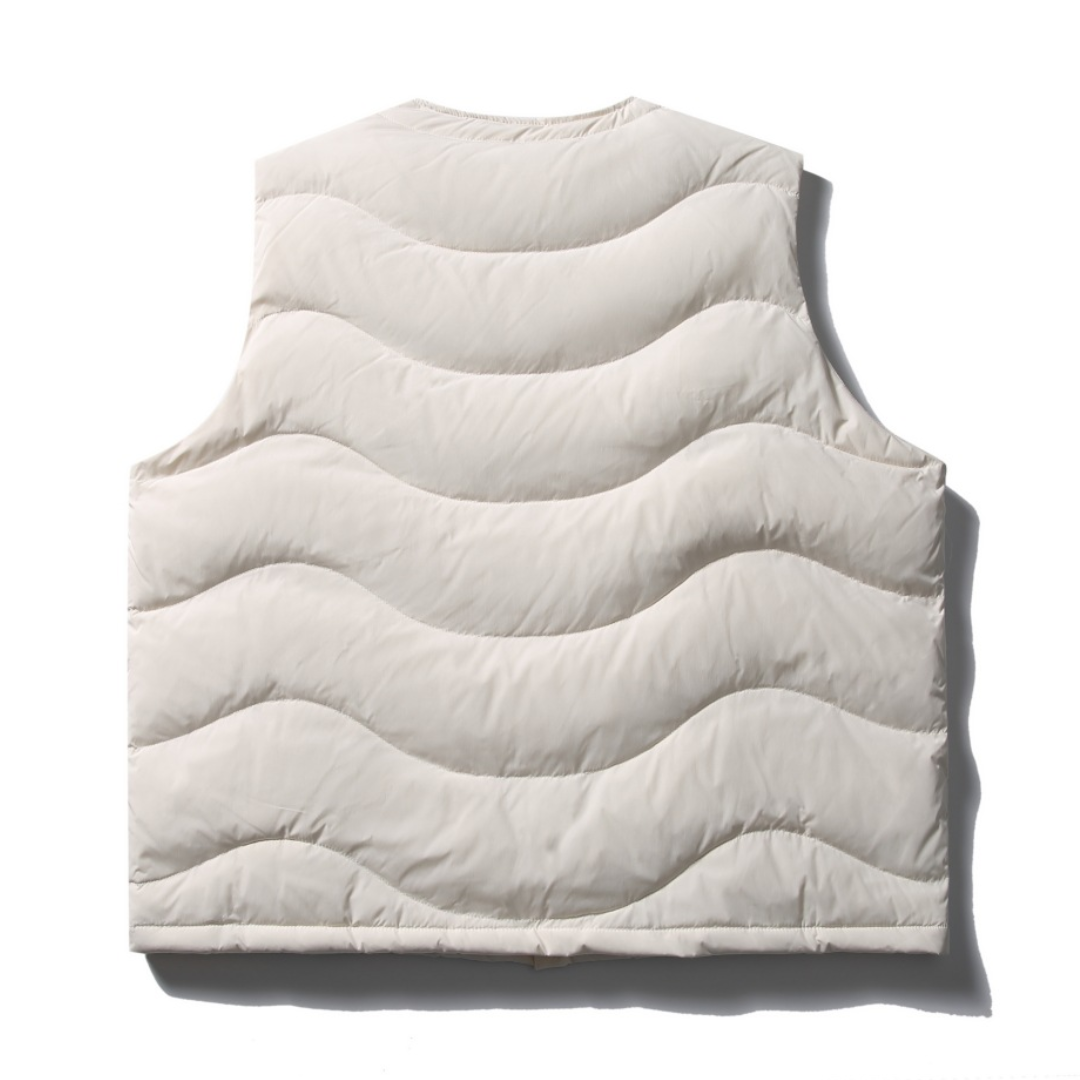 ウェーブステッチ　ダウンベスト　N1278