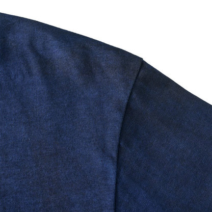 インディゴ染め　長袖Tシャツ　N1324