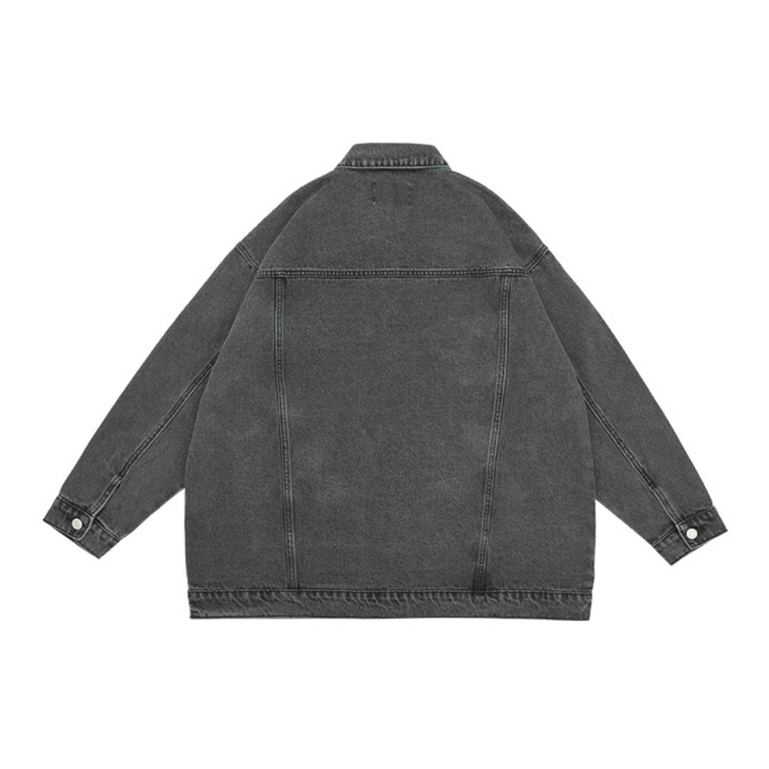 Faux layered wool polo collar knit N748