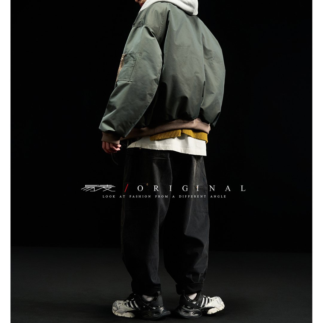 [YMORIGINAL] White Duck Down Faux Layered Jacket N853