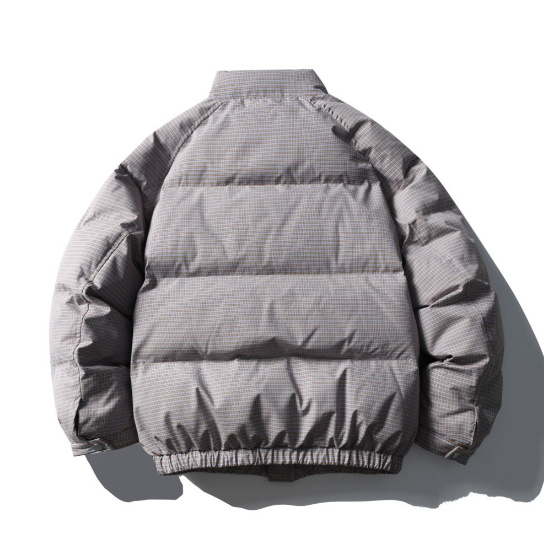 マイクロチェック　パデットジャケット　N970