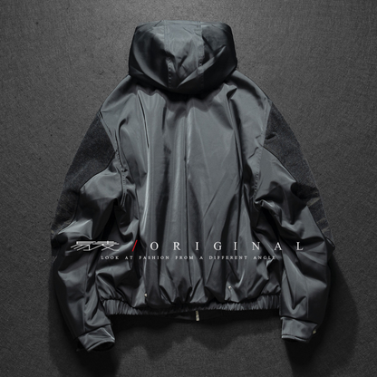 [YMORIGINAL] White Duck Down Layered Denim Jacket N840