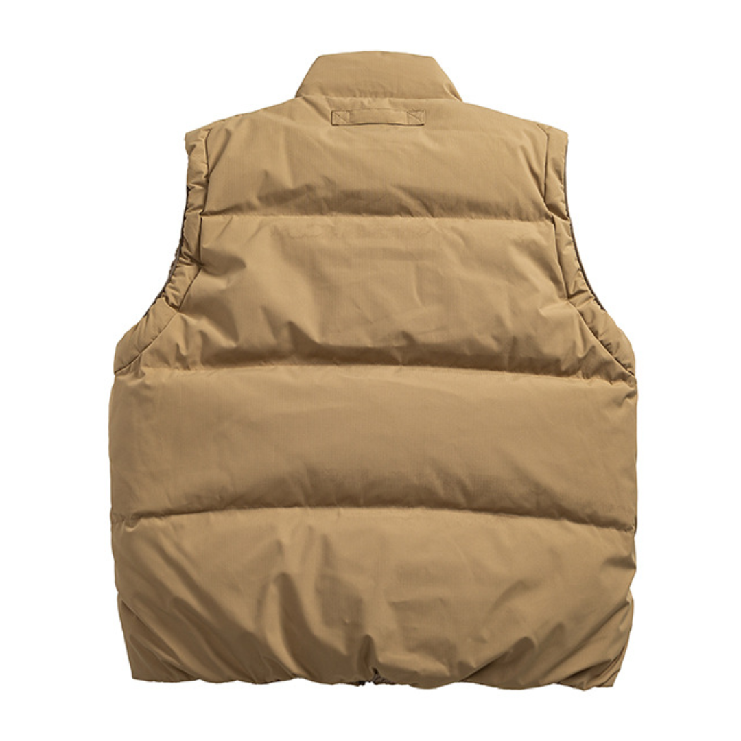 Faux layered wool polo collar knit N748