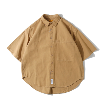 オックス　ワイド　半袖シャツ　N1401
