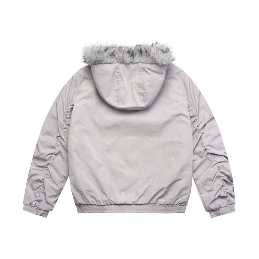 カモフラージュ　ファーフード　ジャケット　N943