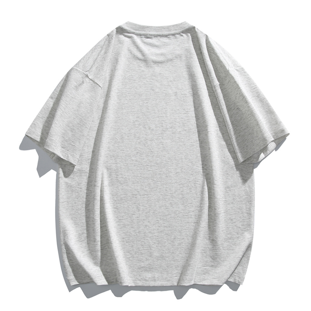 ×（B品の可能性たかいので見送り）立体ロゴ　クルーネック　カジュアルTシャツ　N1418