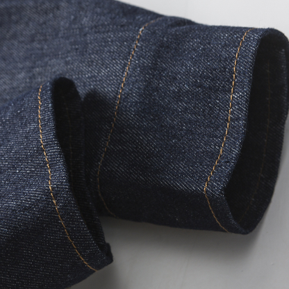 ステッチポケット　デニム　シャツジャケット　N1255