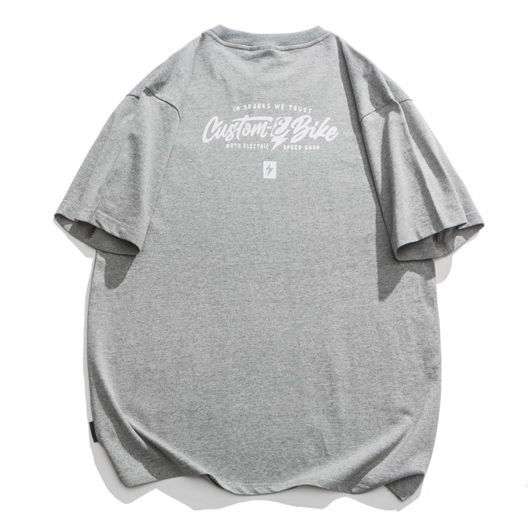 【Custom Bike】バックプリントTシャツ　N1530