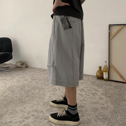 チノ　ワイドタック　ハーフパンツ　N506