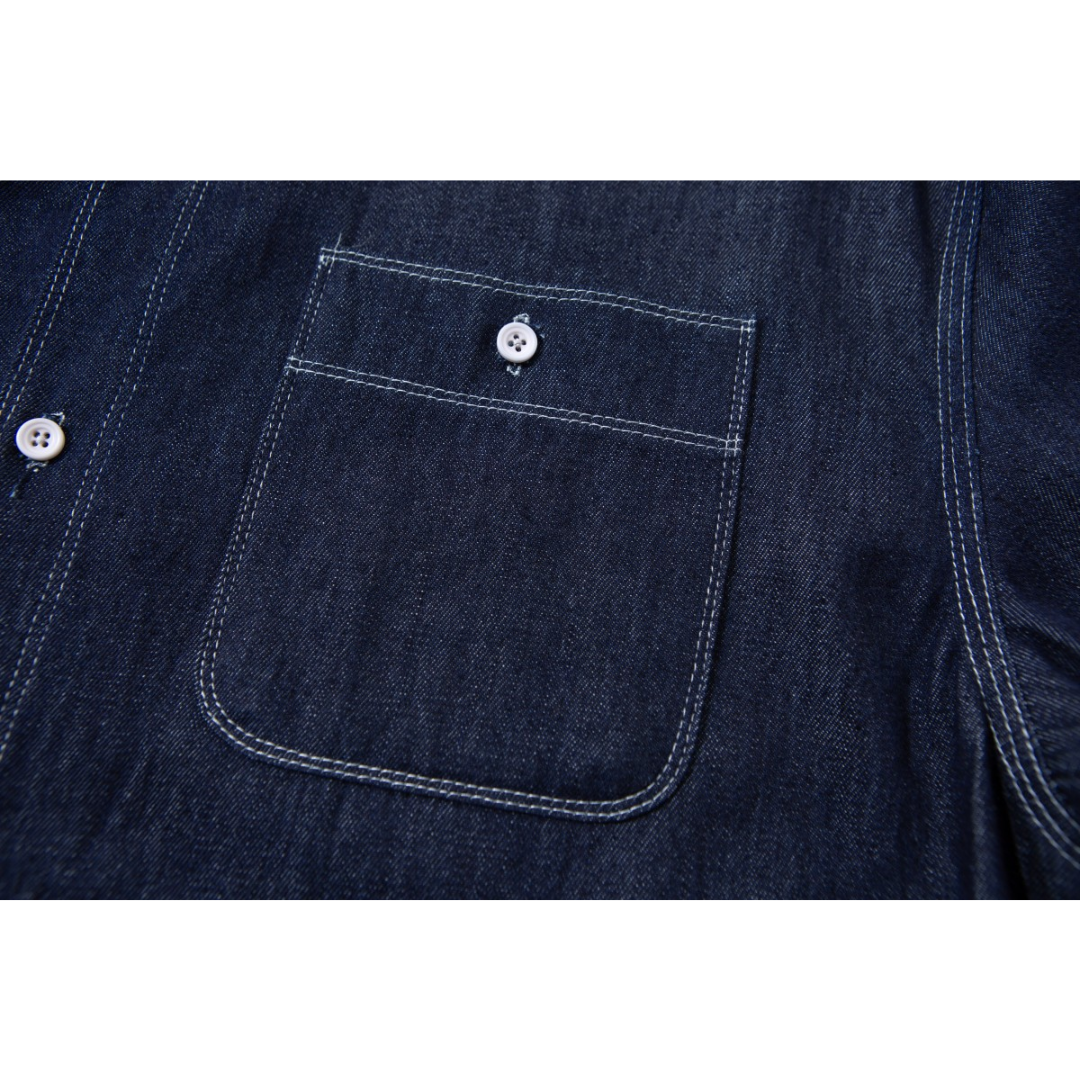 デニム　ワークシャツ　N1037