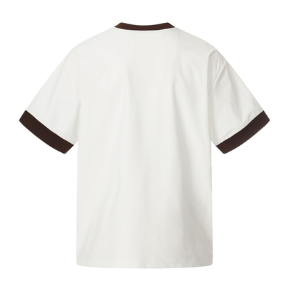バイカラー　リブ　Tシャツ　N1599