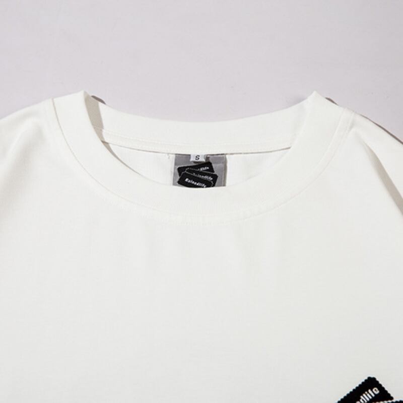 【Ruinedlife】ニッチデザイン　バックプリントTシャツ　B424