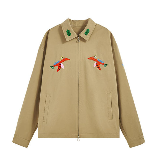 Embroidery　ZIPジャケット　B825