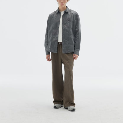 バイオウォッシュ　ワークシャツジャケット　B565
