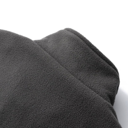 Fleece half-zip stand pullover C168