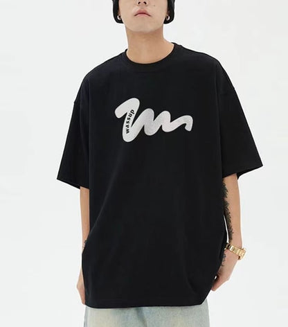 【wassup】プリントTシャツ　B123
