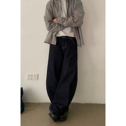 デニム　ツイストワイド　パンツ　C265