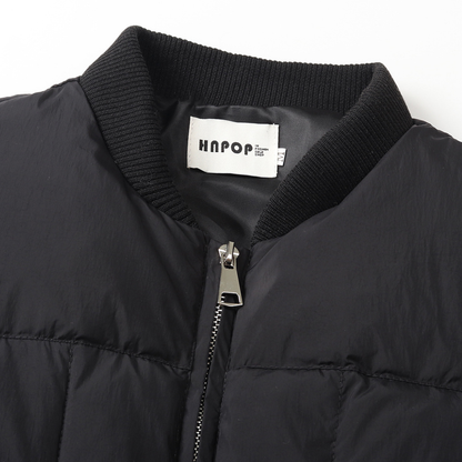 ホワイトダックダウン　リブカラーベスト　N960