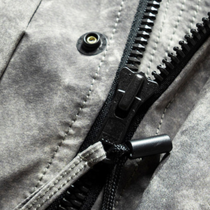 [YMORIGINAL] White Duck Down Fog Color Hooded Jacket N843