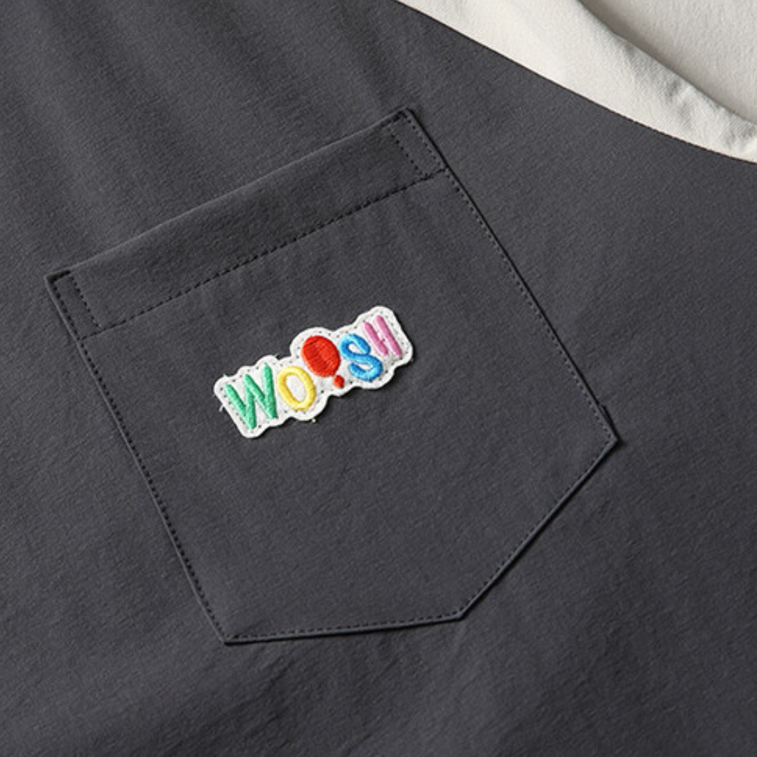 クレイジーパターン　ラグランスリーブ　Tシャツ　N495