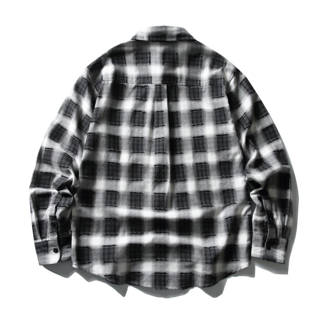 ブロークンチェック　シャツ　N1047
