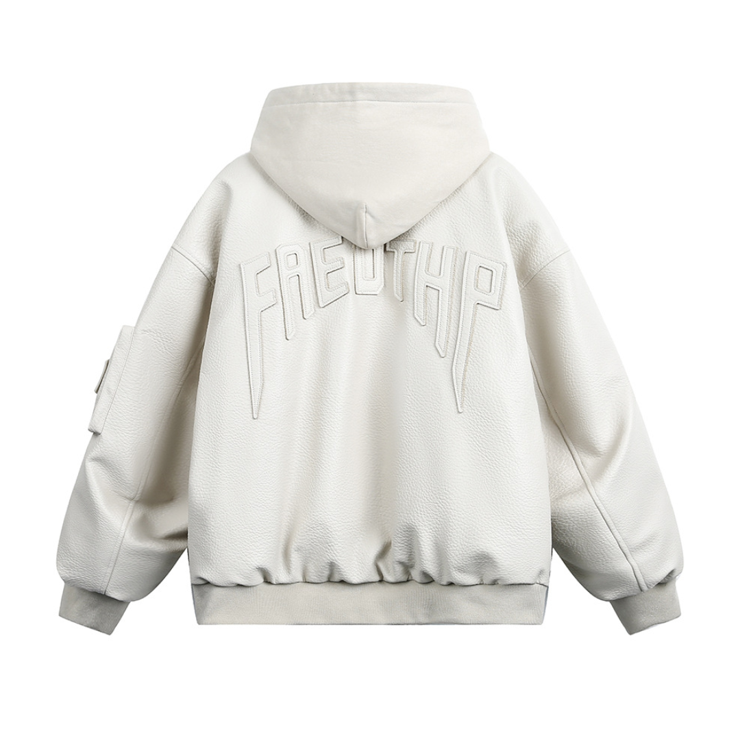 Faux layered wool polo collar knit N748