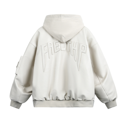 Faux layered wool polo collar knit N748