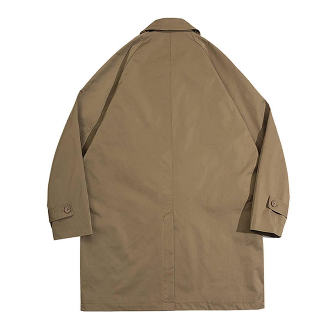 高密度ポリエステル　ワイド　ステンカラーコート　N1274