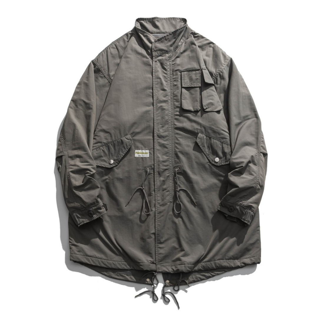 ナイロンコットン　ユーティリティ　モッズコート　N1272