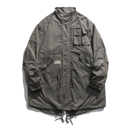 ナイロンコットン　ユーティリティ　モッズコート　N1272