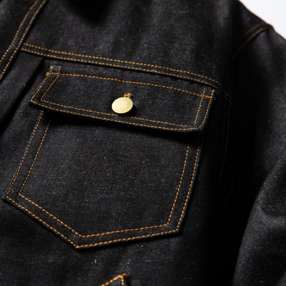 Faux layered wool polo collar knit N748