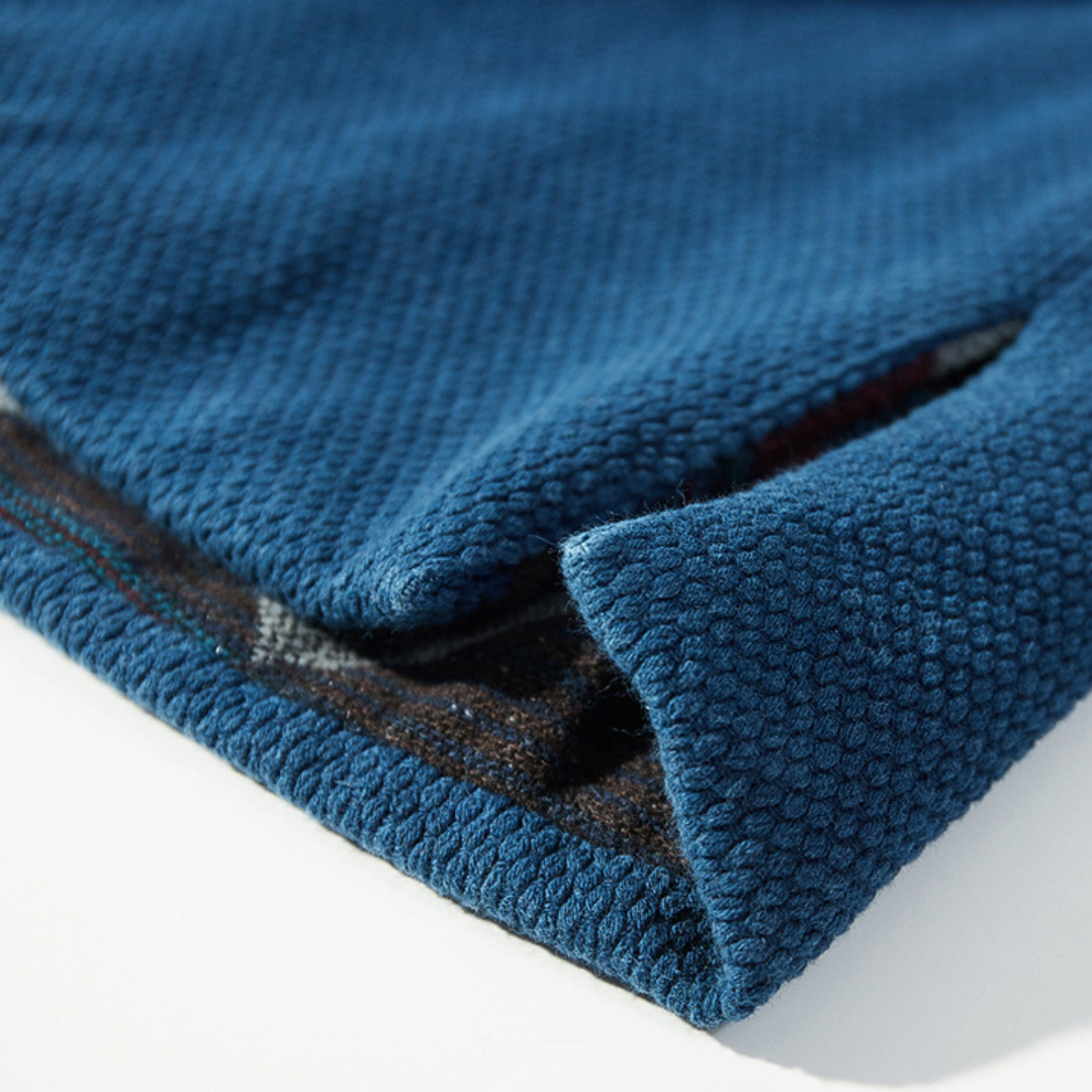 インディゴ染料め　キモノ　ジャケット　N1325