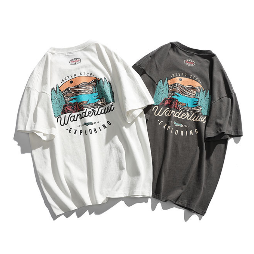 シーニックプリント　Tシャツ　N1411