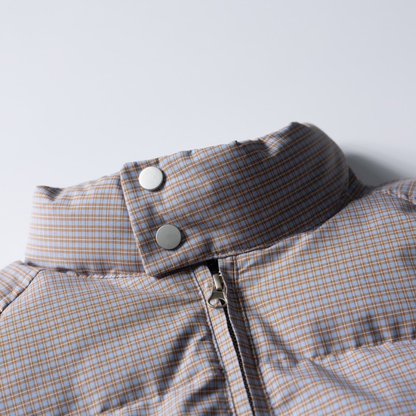 マイクロチェック　パデットジャケット　N970