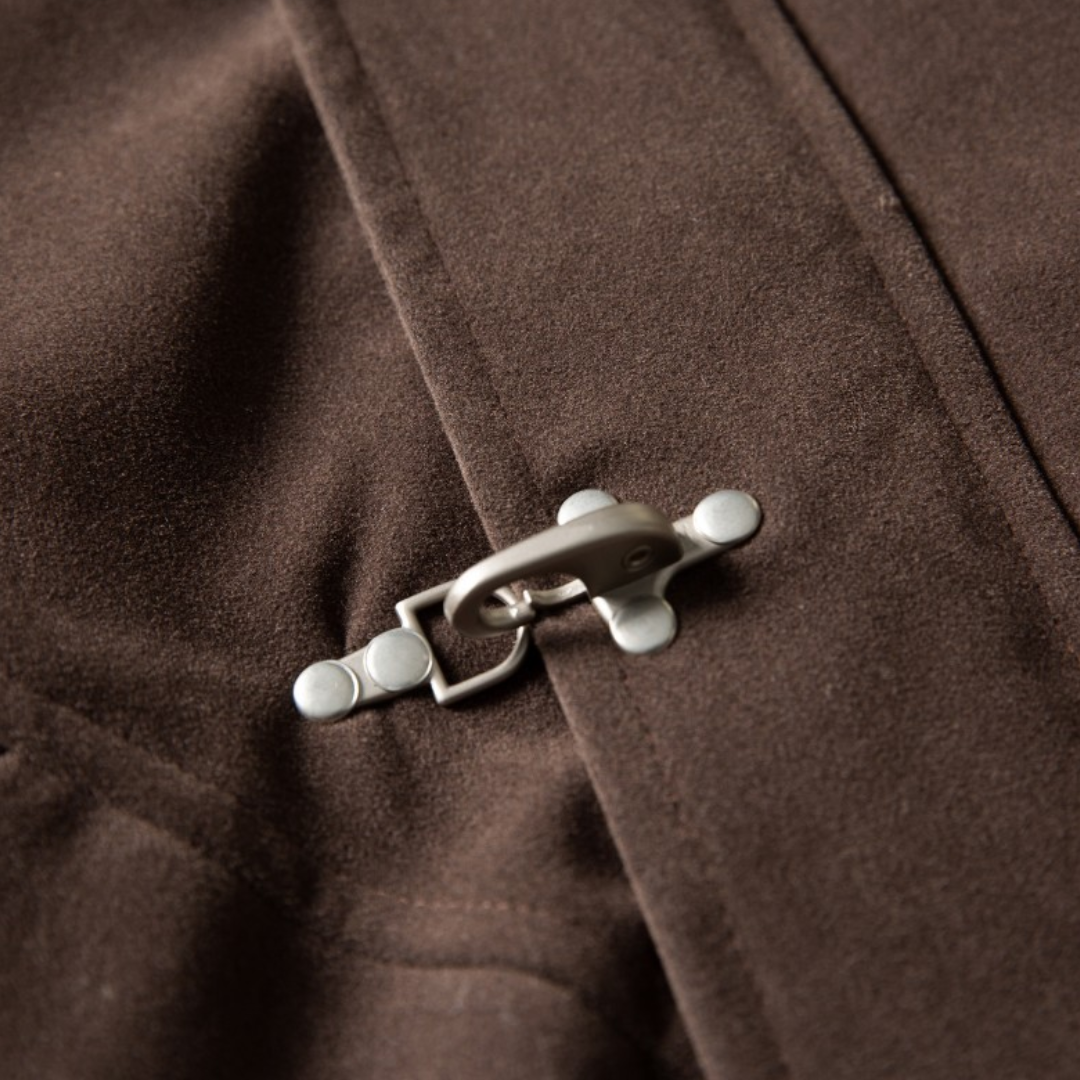 Faux layered wool polo collar knit N748