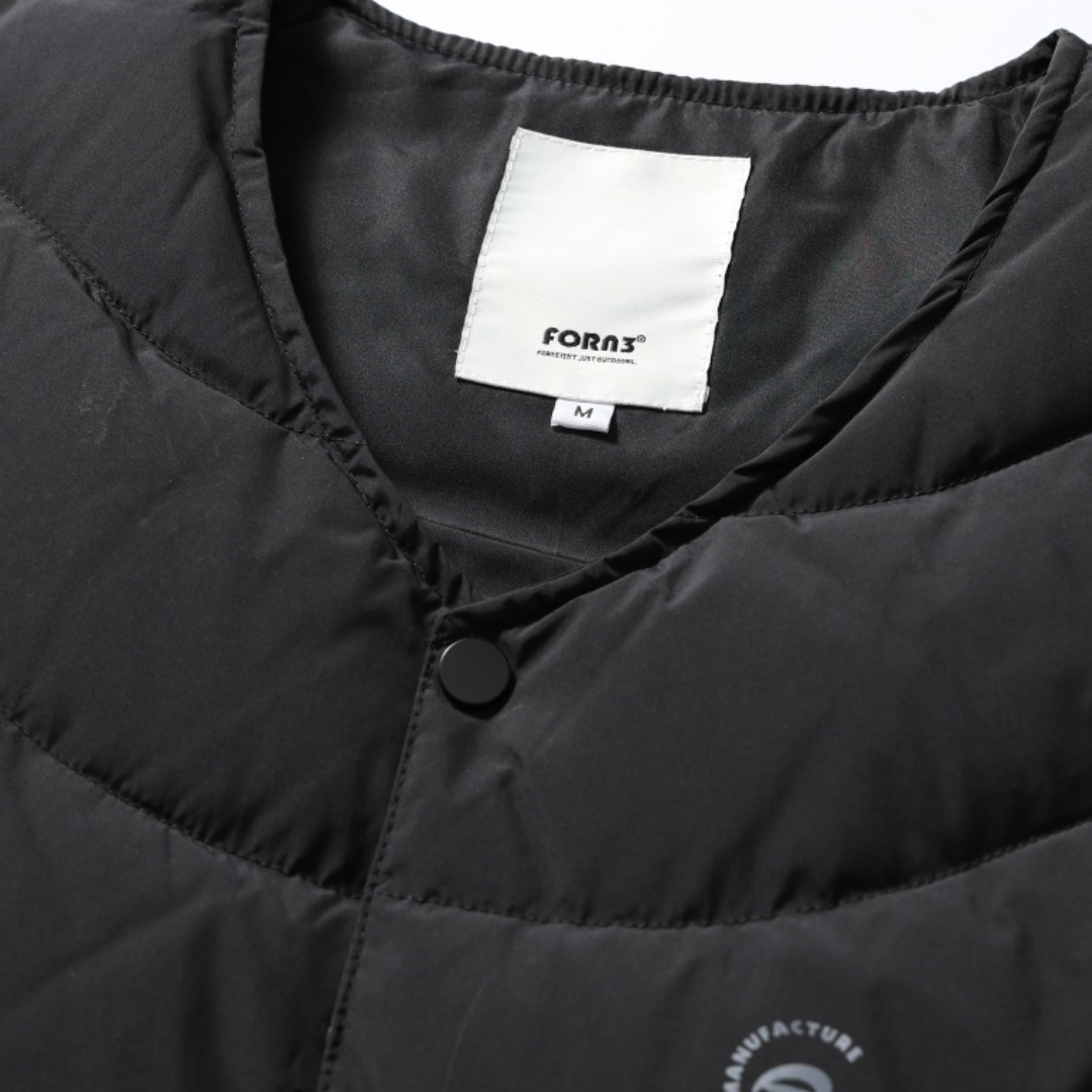 ウェーブステッチ　ダウンベスト　N1278