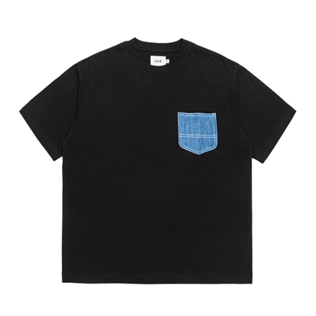 デニムパッチポケット　Tシャツ　N375